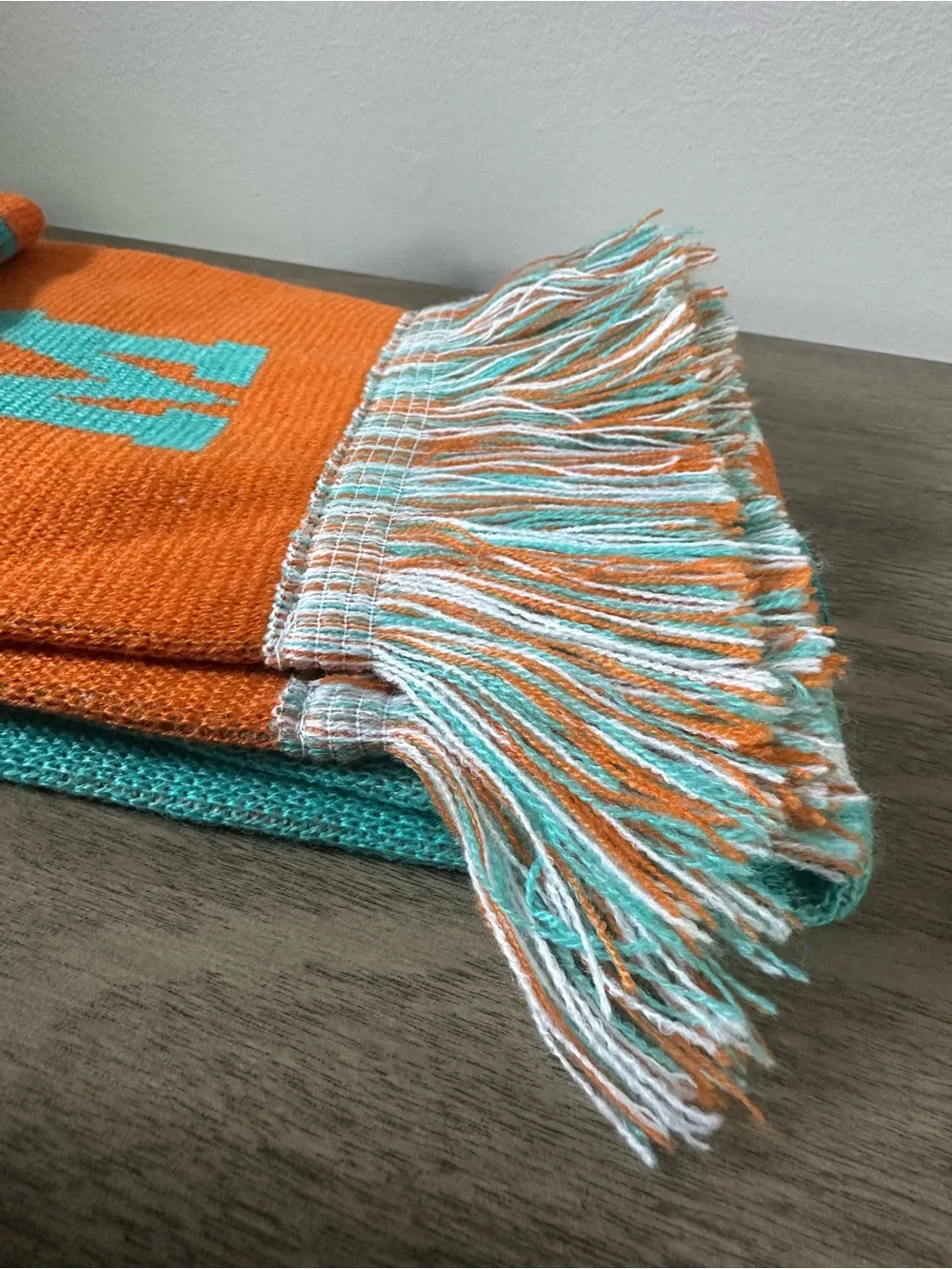Miami Dolphins Scarf and Gloves Set NWOT